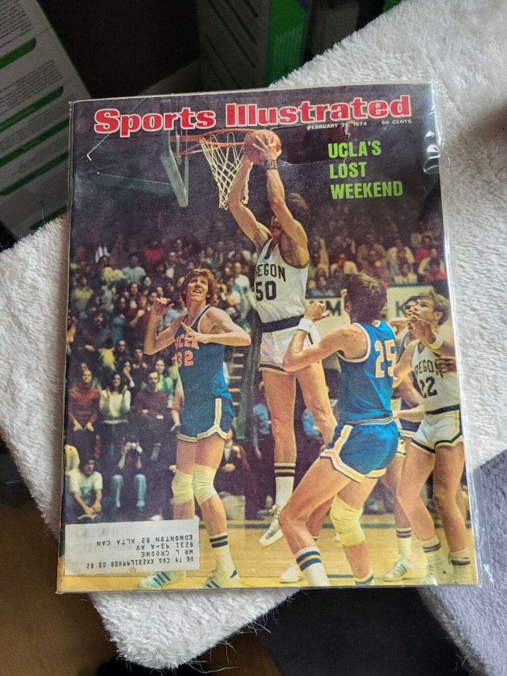 Sports Illustrated February 25, 1974 " UCLA'S Lost Weekend" Bill Walton GUC